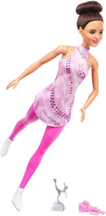 باربي دمية متزلجة الجليد دمية مع اكسسوارات Barbie