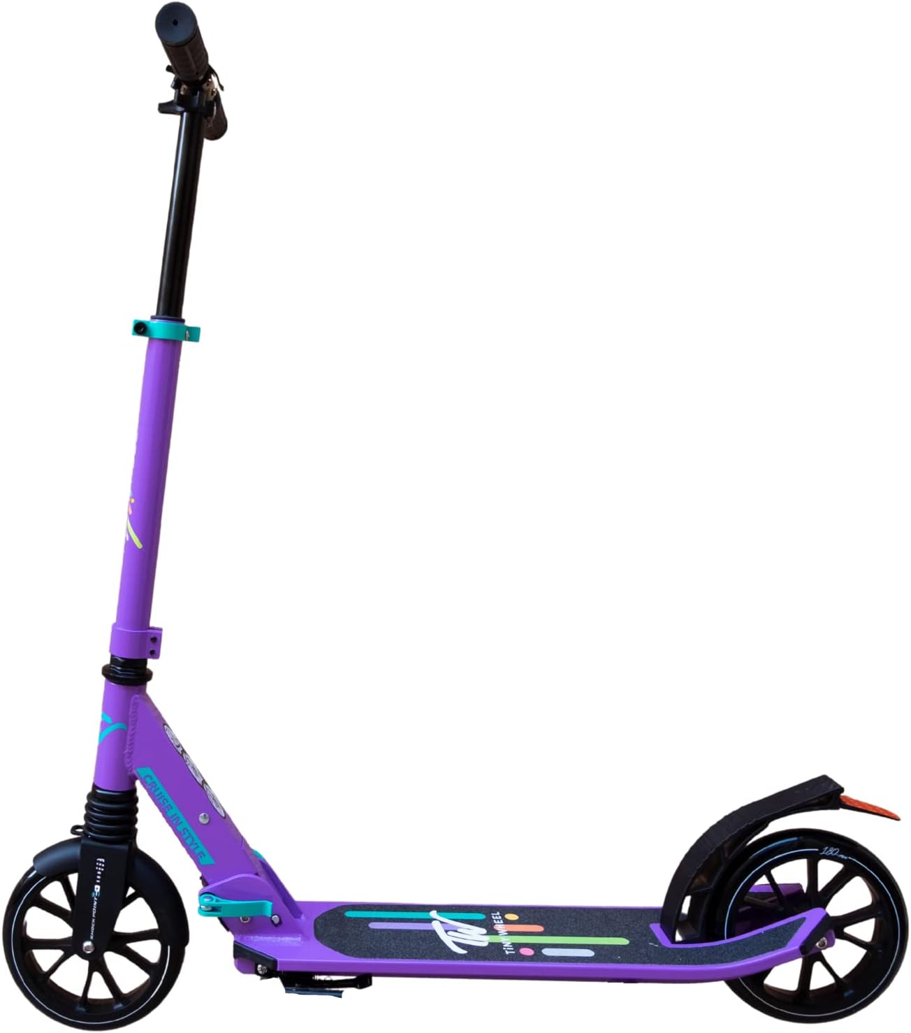 تايني ويل سكوتر بنفسجي عجلاتين قابل للطي سكوتر عجلتين Tiny Wheel