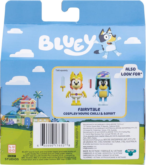 مجسم بلوي قطعتين شخصيات كرتونية Bluey