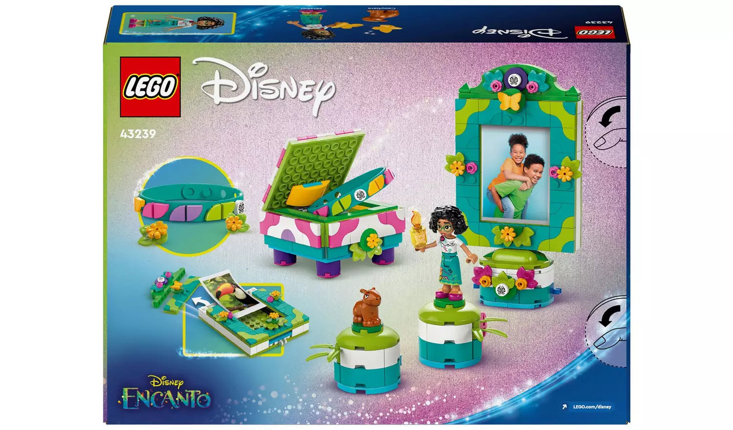 ليجو ديزني لعبة مكعبات بناء باطار صور ميرابيل انكانتو مكعبات التركيب LEGO