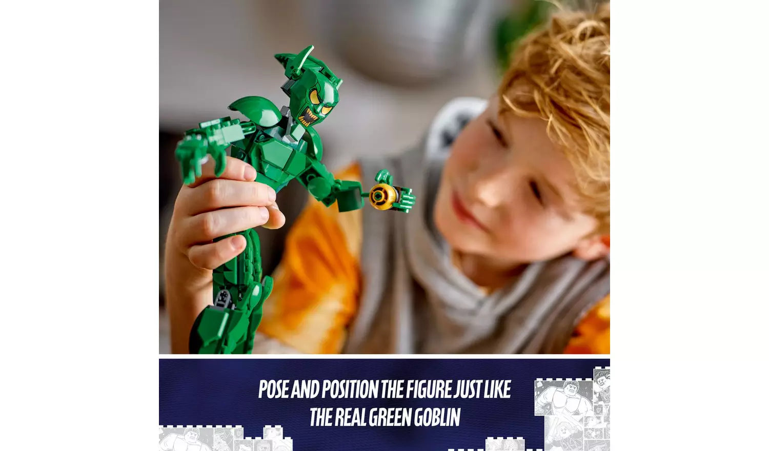 ليجو مارفل لعبة جرين جوبلين للبناء مكعبات التركيب LEGO