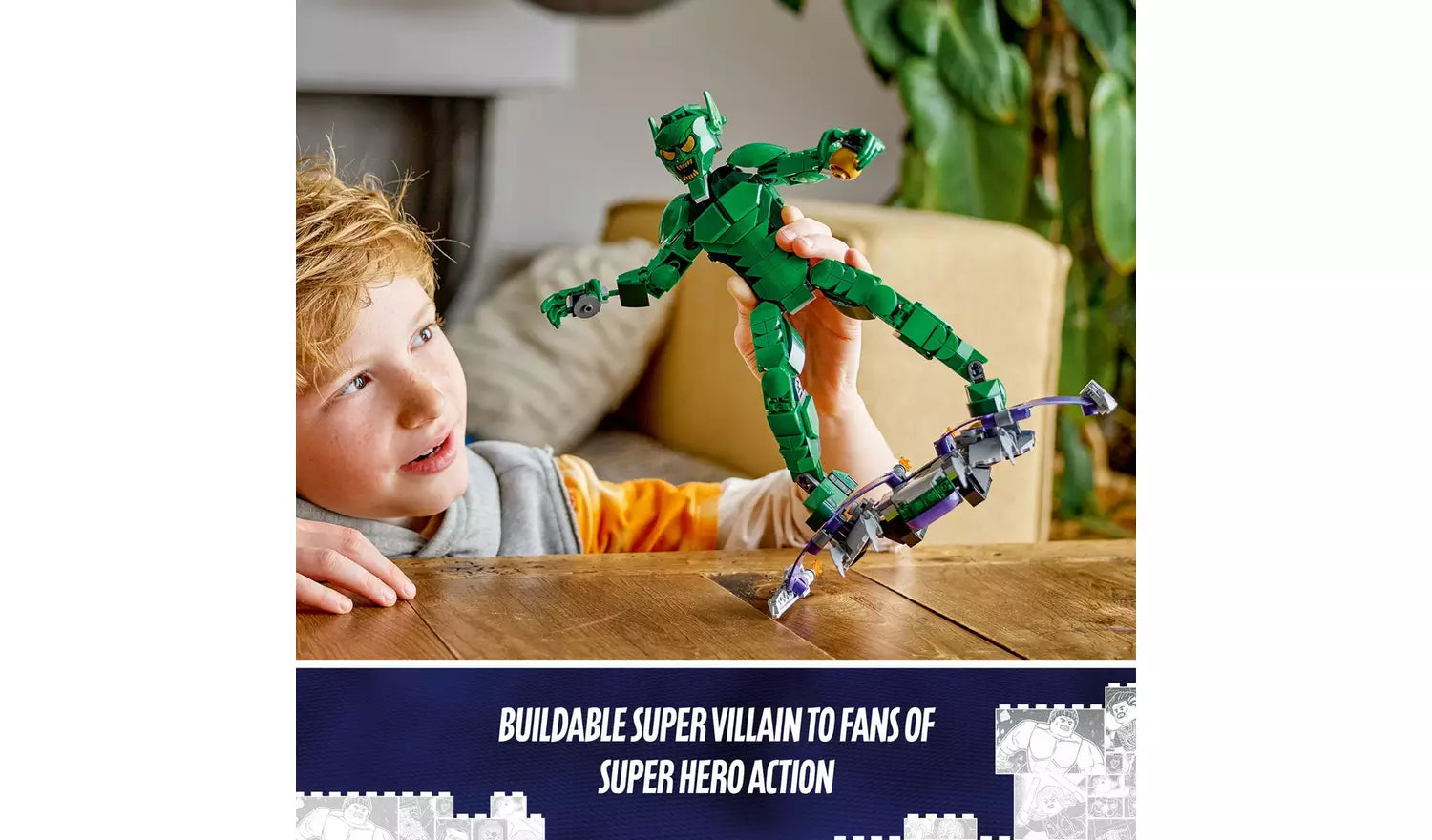 ليجو مارفل لعبة جرين جوبلين للبناء مكعبات التركيب LEGO