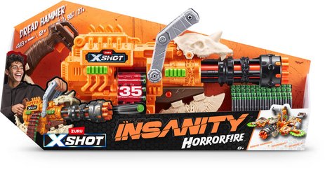 اكس شوت رشاش مطرقة الرعب المرعبة مسدسات مطاطية Zuru