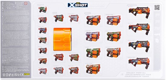 اكس شوت مسدس سكينز لاست ستاند مسدسات مطاطية Zuru