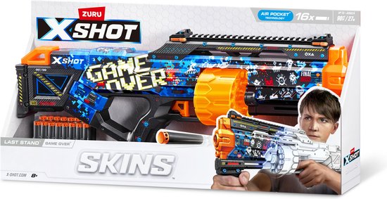 اكس شوت مسدس سكينز لاست ستاند مسدسات مطاطية Zuru