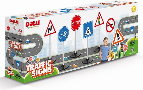 دولو اشارات ولوحات طريق مركبات الأطفال Dolu