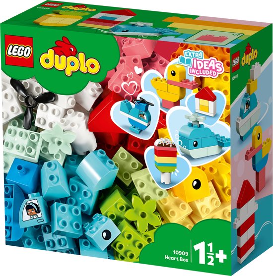 ليجو 10909 دبلو مكعبات صندوق القلب مكعبات التركيب LEGO