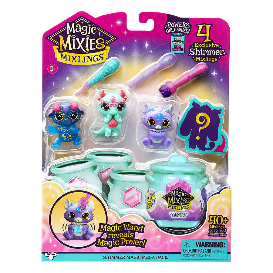 ماجيك ميكسيز العصا السحرية مع عبوة من 4 قطع اكسسوارت الدمى Magic Mixies