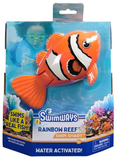 سمكة الشعاب المرجانية المهرج مجسمات الحيوانات SWIMWAYS