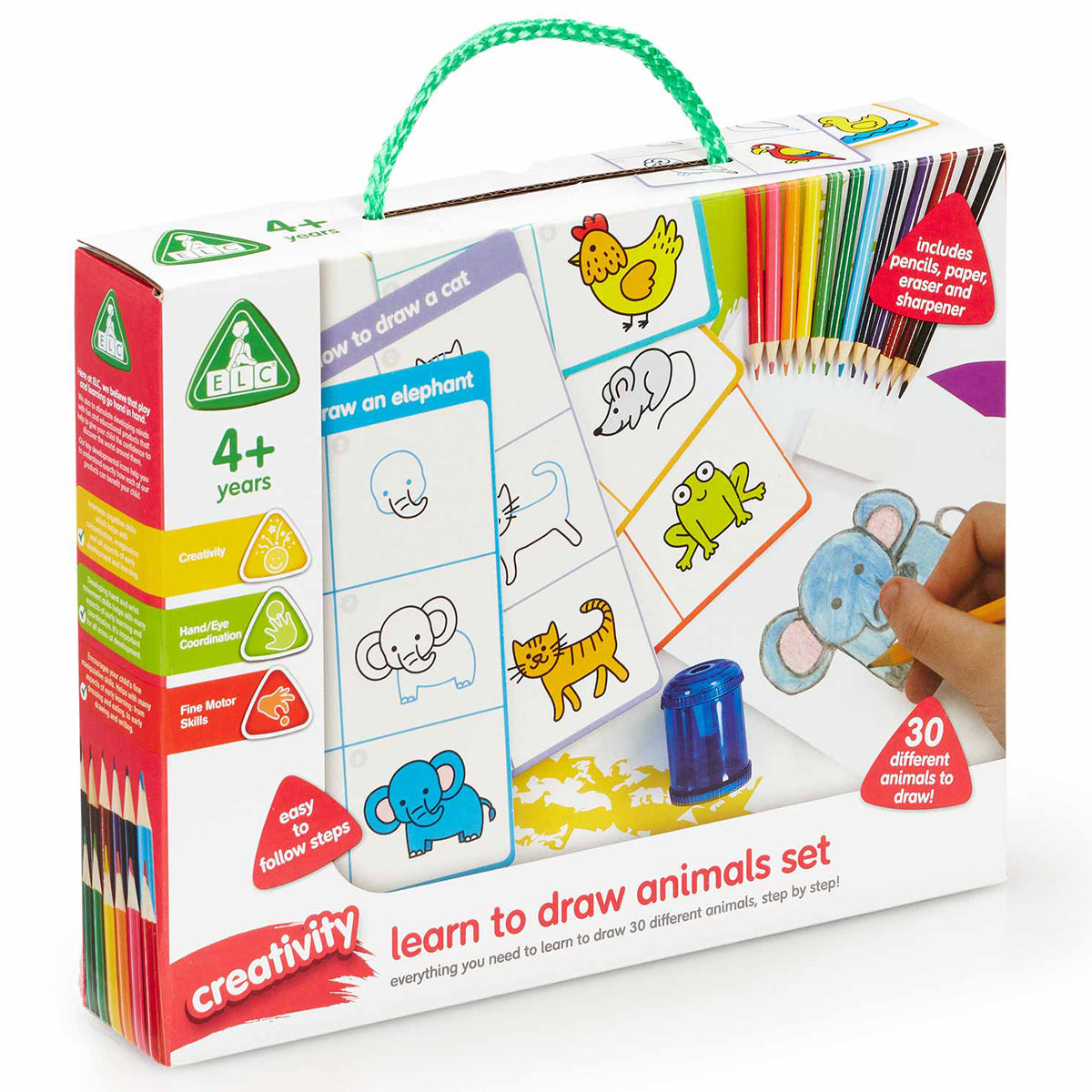 مجموعة أدوات تعلم رسم الحيوانات رسم و تلوين ELC