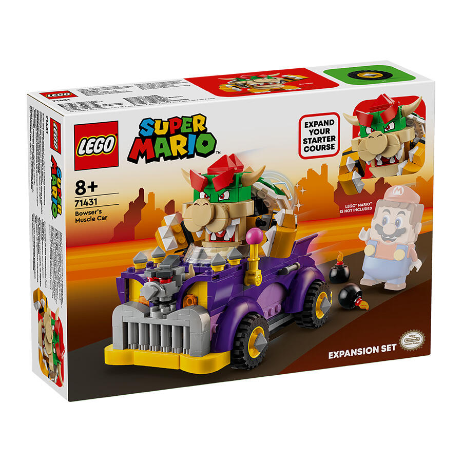 ليجو سوبر ماريو مكعبات بناء سيارة باوزر ماسل مكعبات التركيب LEGO