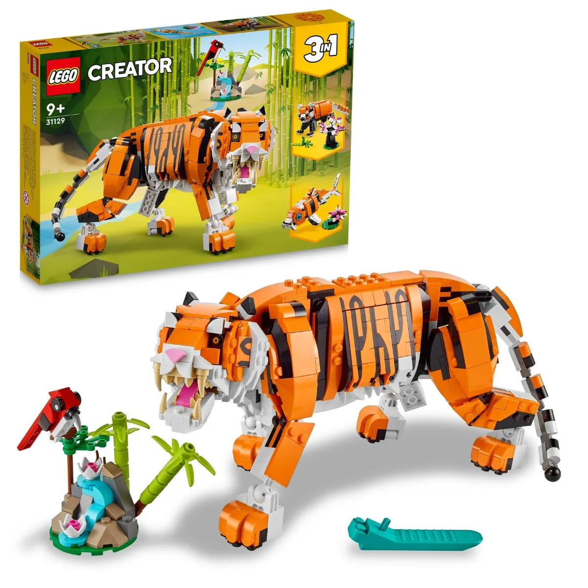 ليجو 31129 كريتور 3 في 1 النمر المهيب مكعبات التركيب LEGO