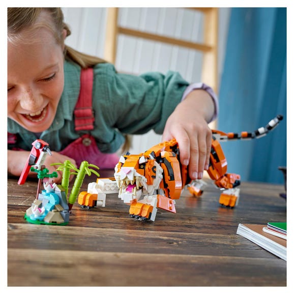 ليجو 31129 كريتور 3 في 1 النمر المهيب مكعبات التركيب LEGO