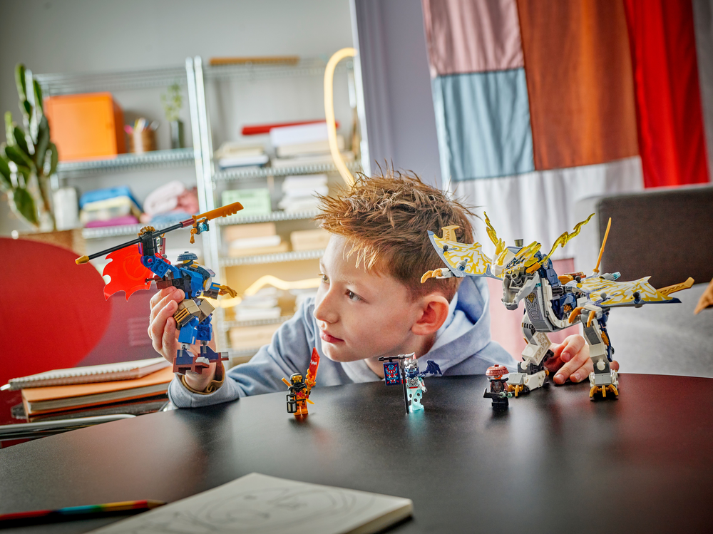 ليجو 71843 نينجاغو راكب التنين الميكانيكي مكعبات التركيب LEGO