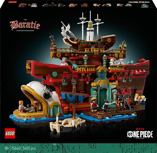 ليجو 75640 ون بيس مطعم باراتي العائم مكعبات التركيب LEGO