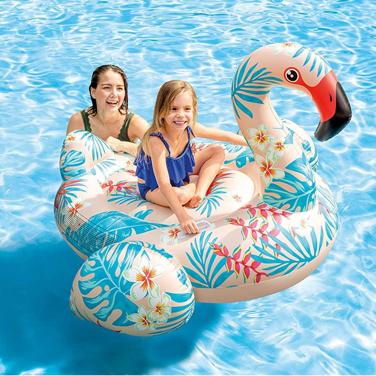 انتكس عوامة سباحة على شكل الفلامينغو الاستوائية عوامات ومراتب Intex