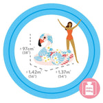 انتكس عوامة سباحة على شكل الفلامينغو الاستوائية عوامات ومراتب Intex