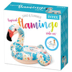 انتكس عوامة سباحة على شكل الفلامينغو الاستوائية عوامات ومراتب Intex