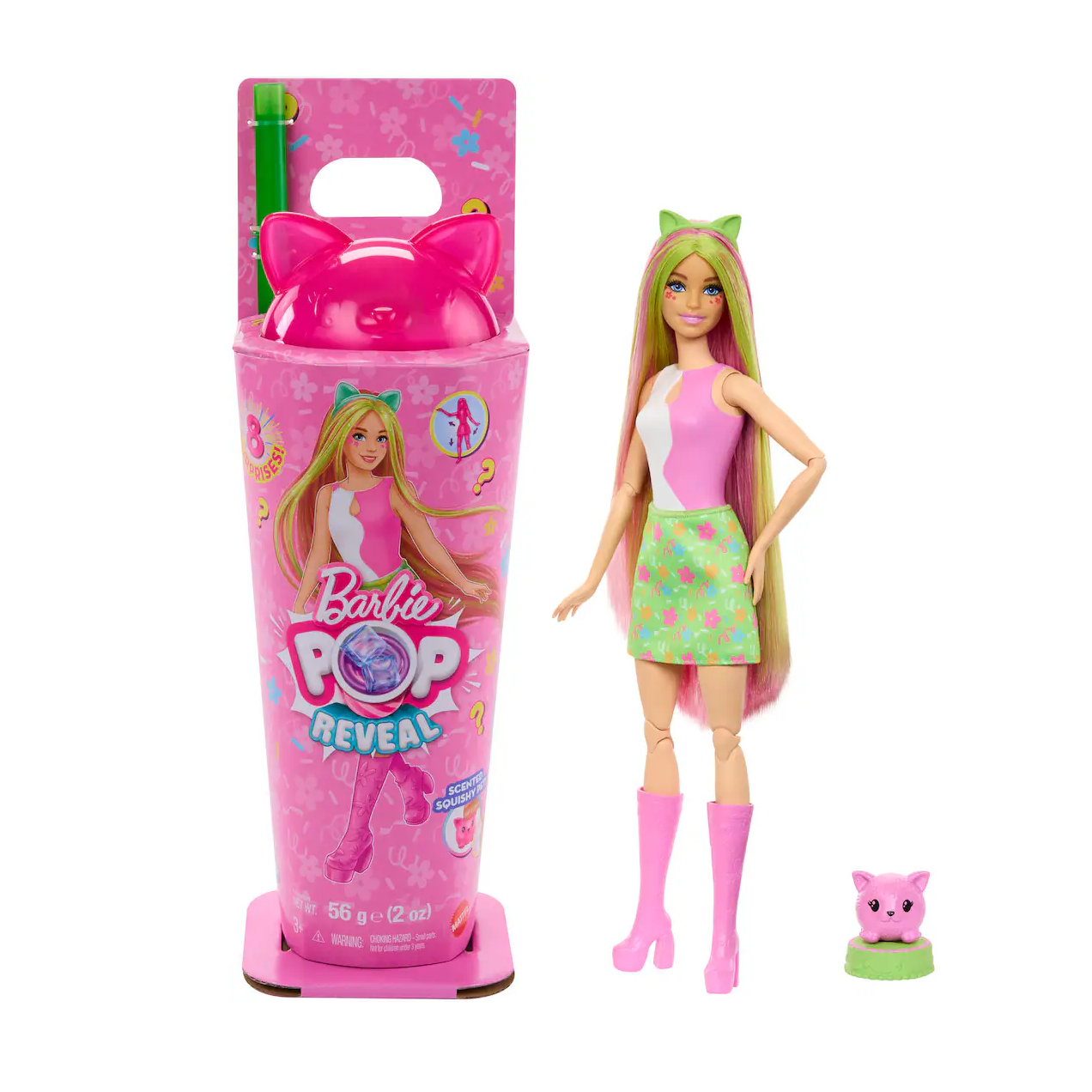 باربي بوب ريفيل شيك دمية قطة صغيرة دمية مع اكسسوارات Barbie
