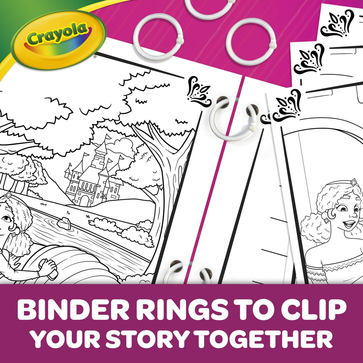كرايولا اصنع كتاب القصص الخاص بك رسم و تلوين Crayola