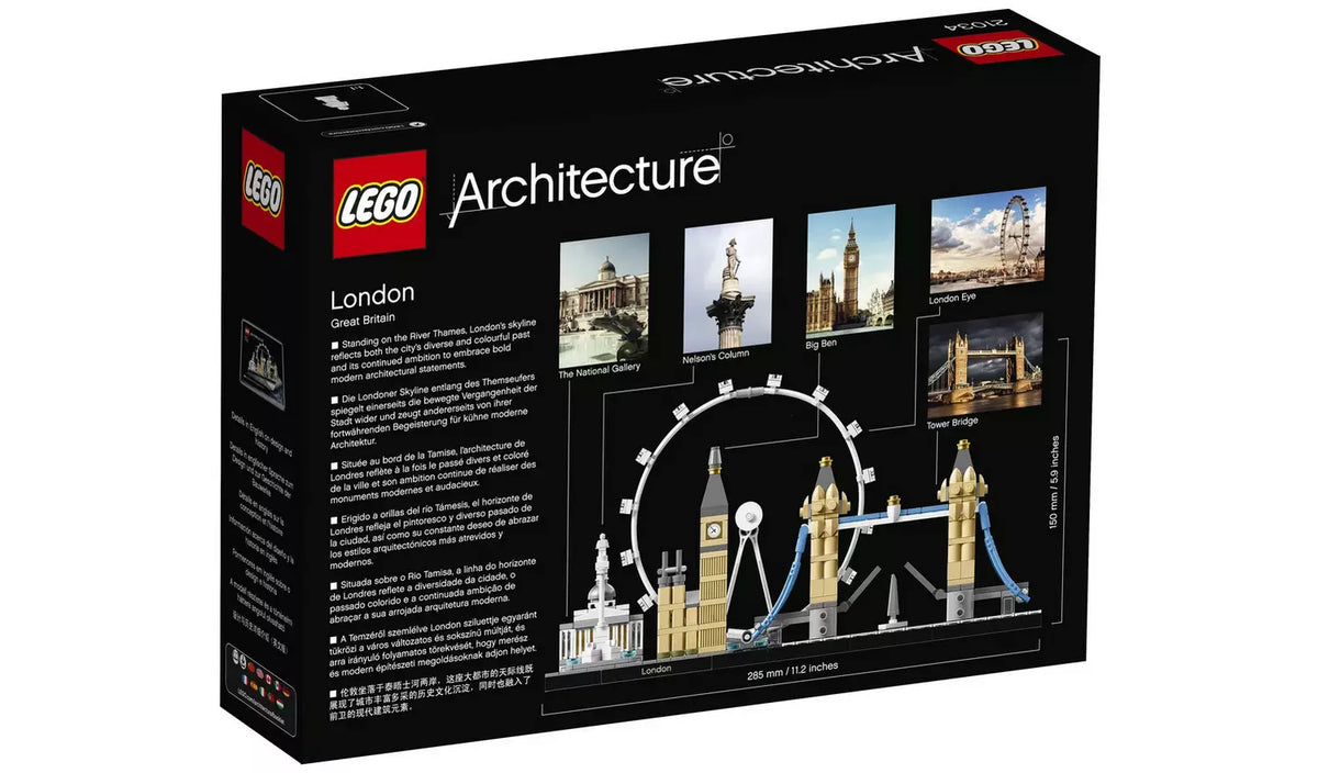 ليجو أركتكتشر مكعبات بناء مدينة لندن مكعبات التركيب LEGO