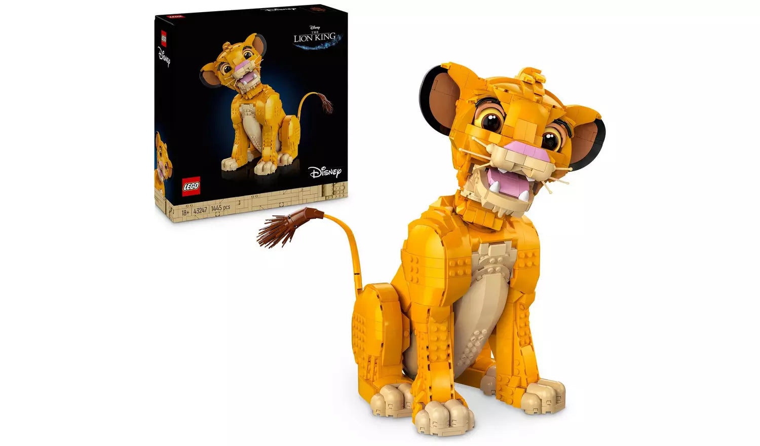ليجو مكعبات بناء الأسد الملك سيمبا مكعبات التركيب LEGO