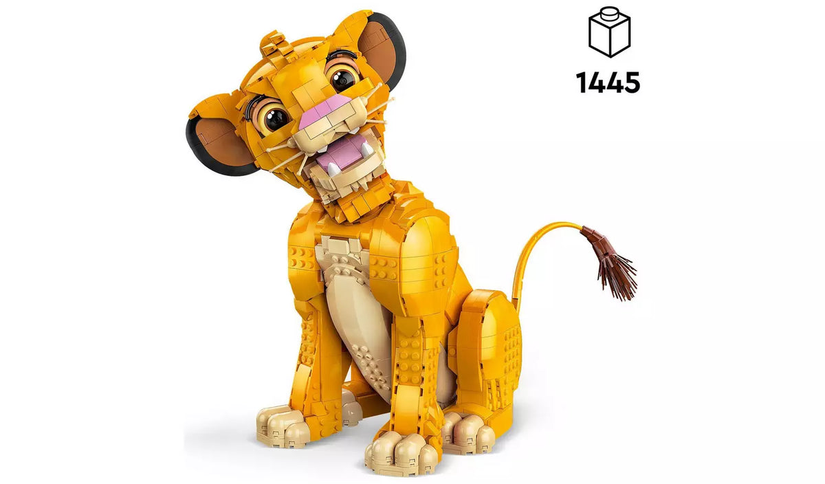 ليجو مكعبات بناء الأسد الملك سيمبا مكعبات التركيب LEGO