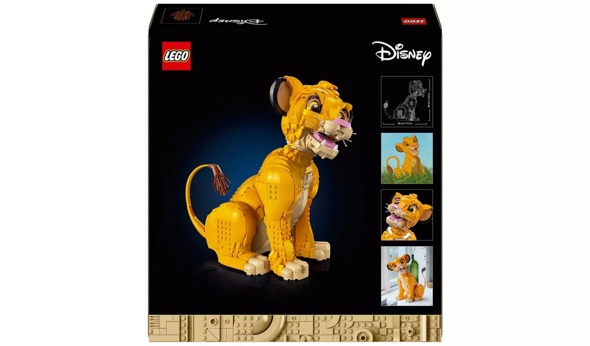ليجو مكعبات بناء الأسد الملك سيمبا مكعبات التركيب LEGO