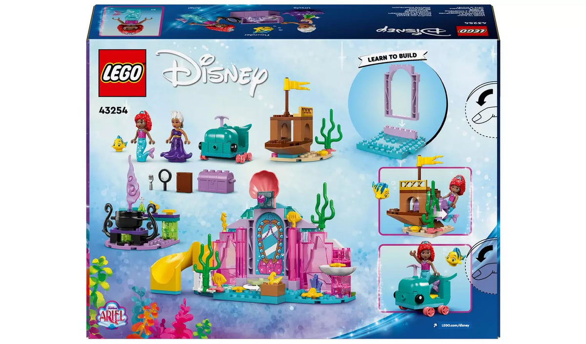 ليجو ديزني لعبة كريستال كافيرن لحورية البحر اريال مكعبات التركيب LEGO