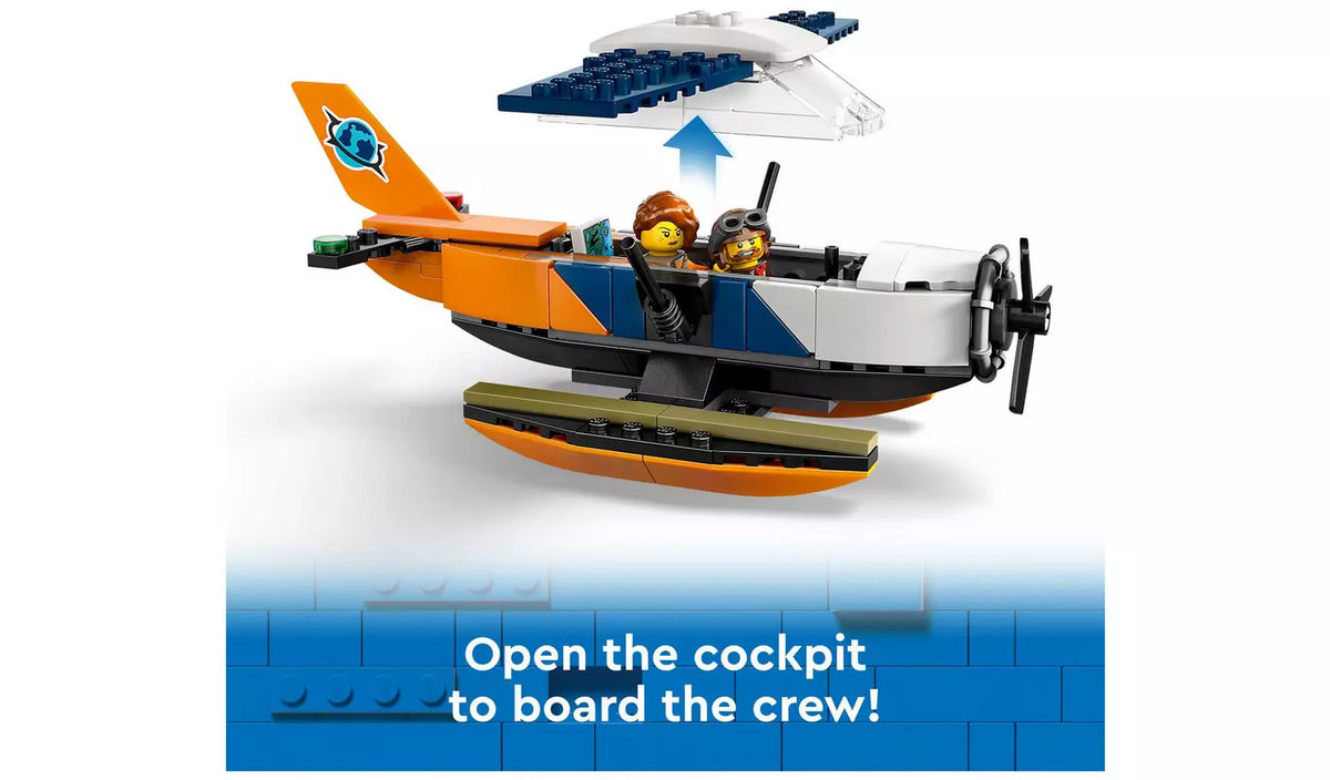 ليجو سيتي جانجل الطائرة المائية مكعبات التركيب LEGO