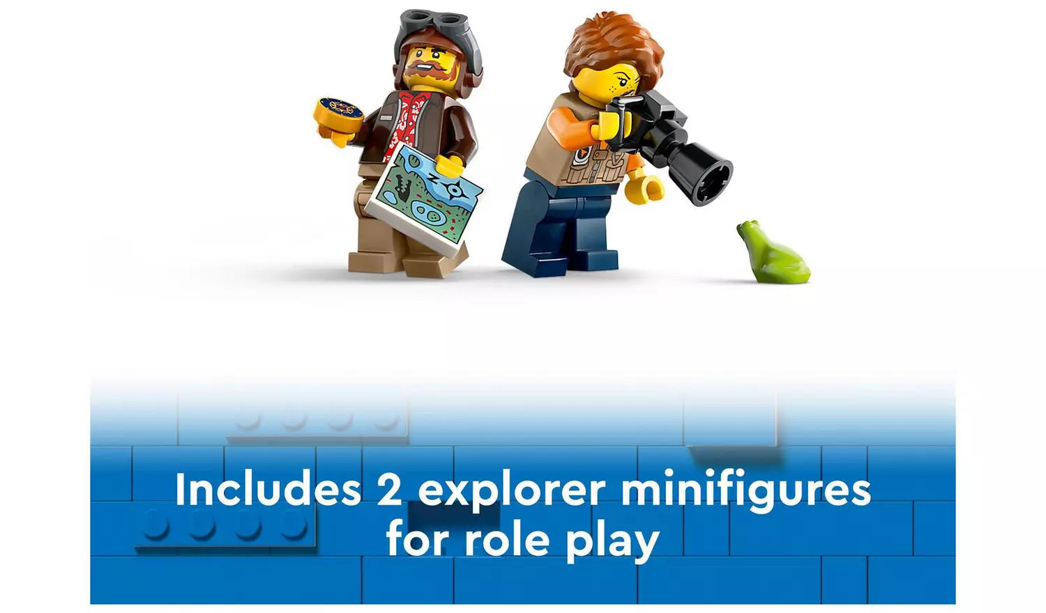 ليجو سيتي جانجل الطائرة المائية مكعبات التركيب LEGO