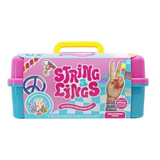 سترينجالينغز ضفائر تحتوي على 200 شريط الخرز والاكسسوارات Stringalings