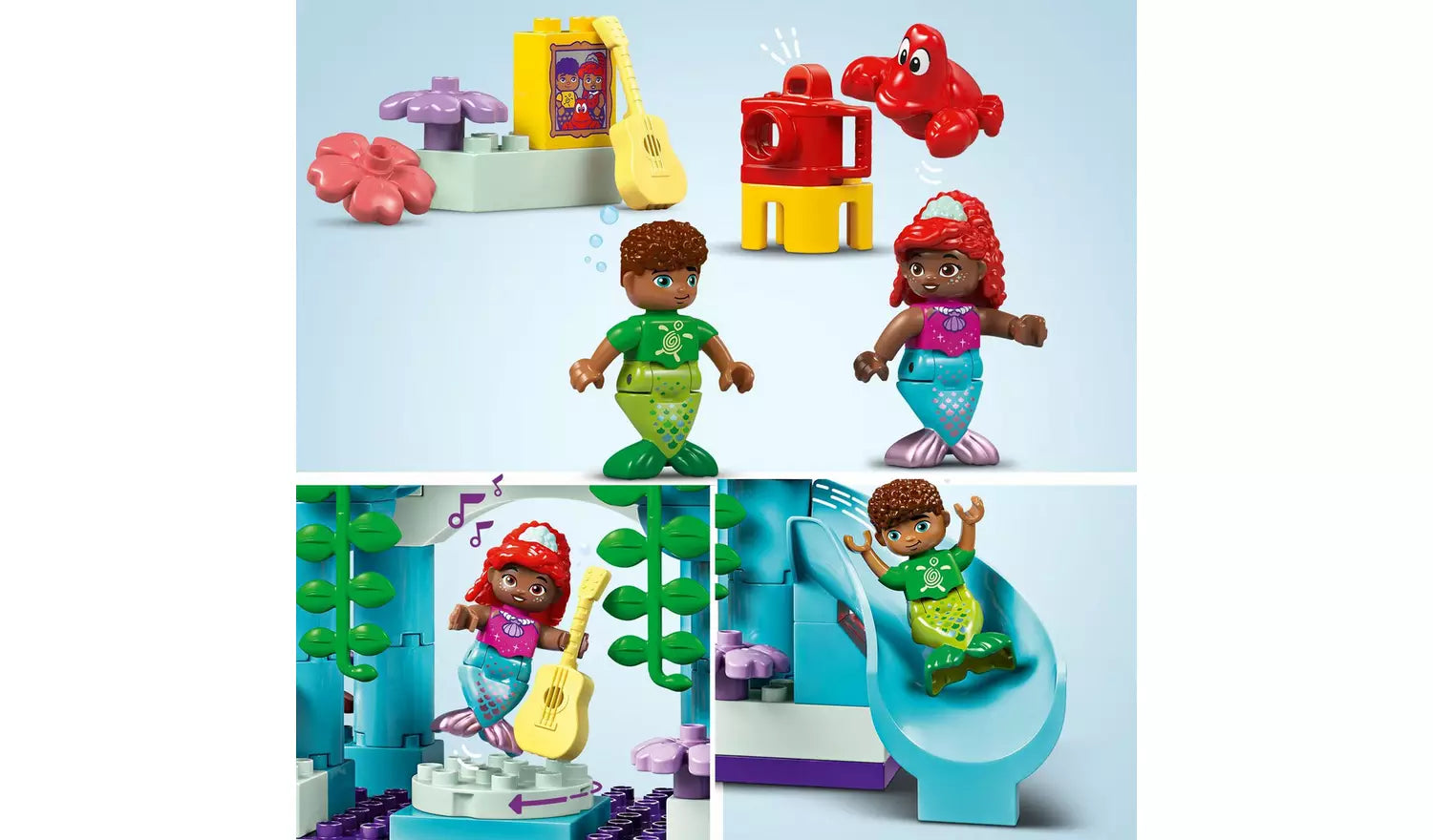 ليجو دبلو قصر أريل السحري تحت الماء مكعبات التركيب LEGO