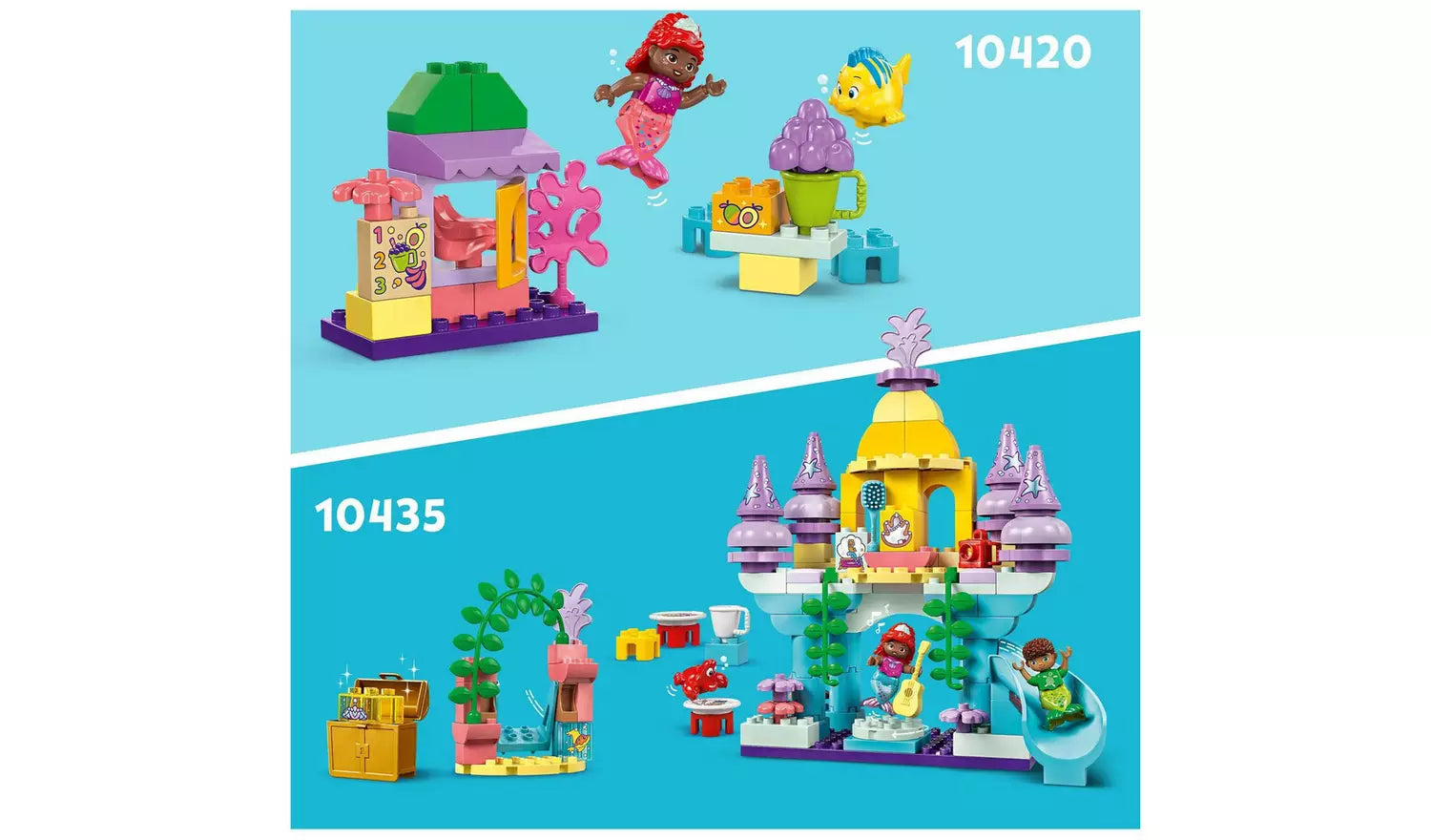 ليجو دبلو قصر أريل السحري تحت الماء مكعبات التركيب LEGO