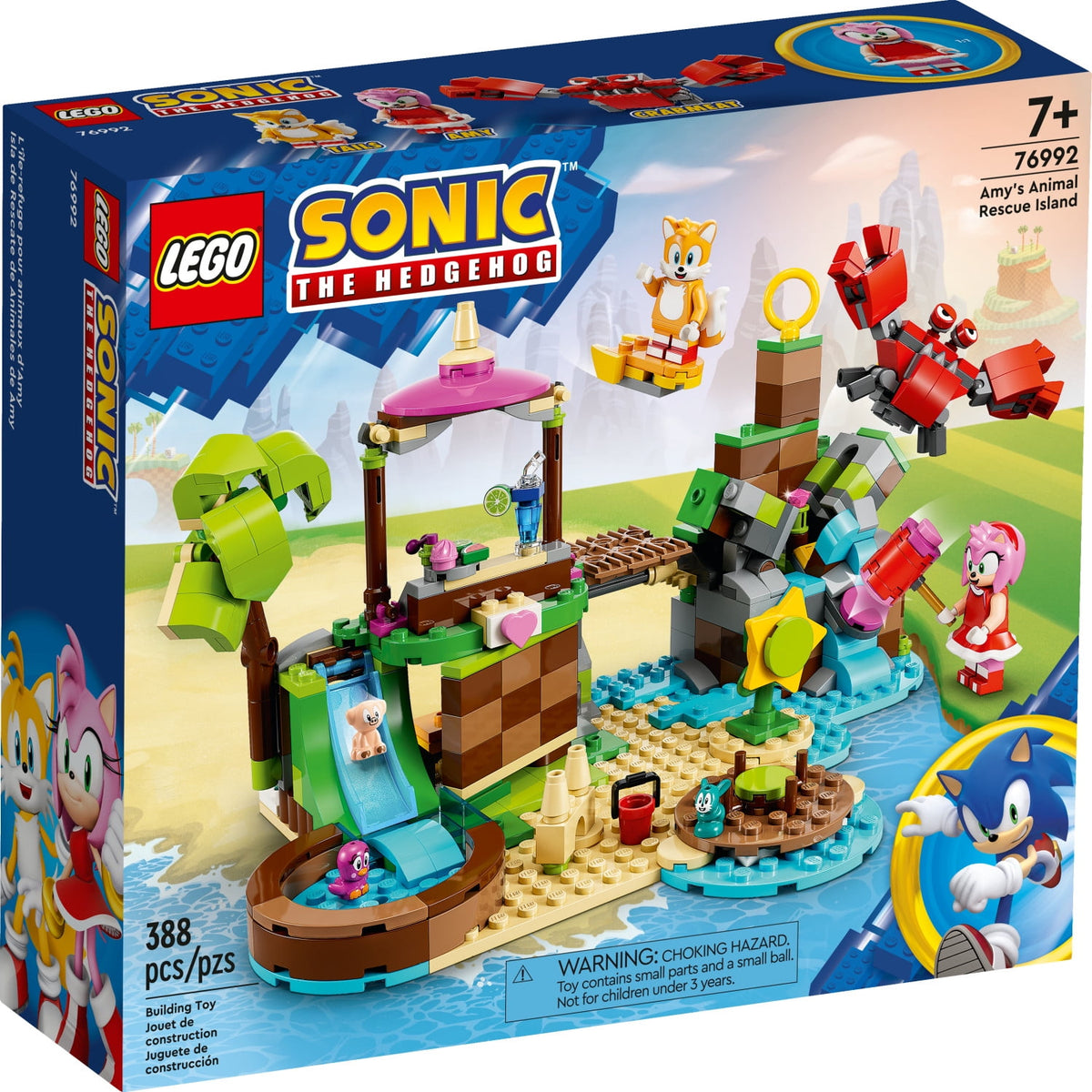 ليجو 76992 سونيك جزيرة إنقاذ الحيوانات مكعبات التركيب LEGO