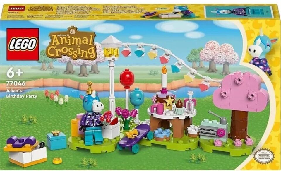 لبجو انيمال كروسينج لعبة مكعبات بناء حفلة عيد ميلاد جوليان مكعبات التركيب LEGO