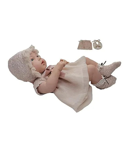 لونغويل دمية ليتل بيبي مع تنورة ومرايل دمى المواليد LongWell