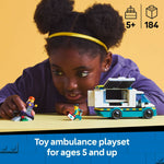 ليجو 60451 سيتي سيارة إسعاف الطوارئ مكعبات التركيب LEGO