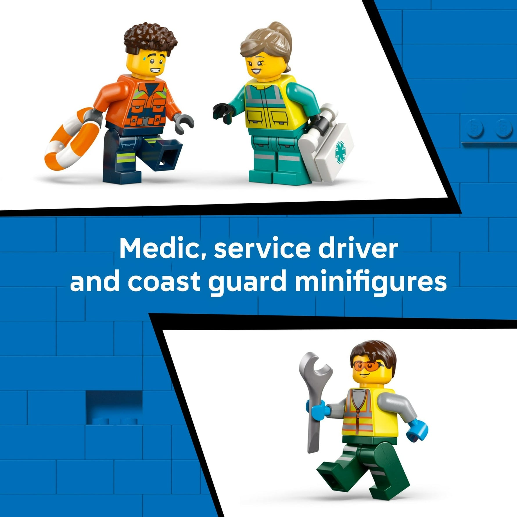 ليجو 60505 سيتي دمج الطائرة وشاحنة الخدمة مكعبات التركيب LEGO