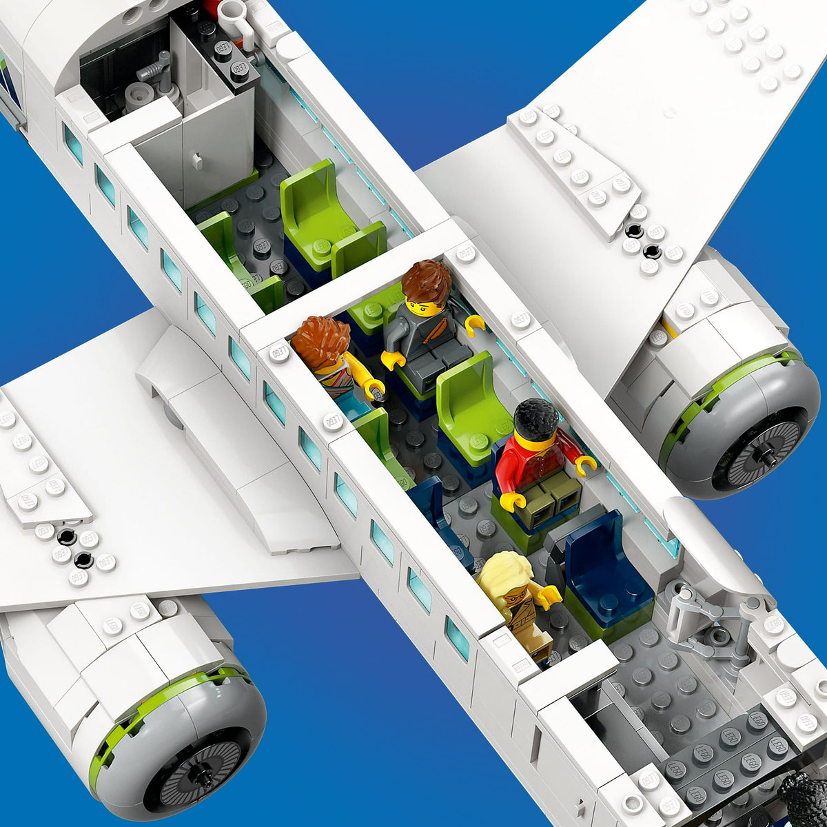 ليجو 60367 سيتي طائرة ركاب المدينة مكعبات التركيب LEGO