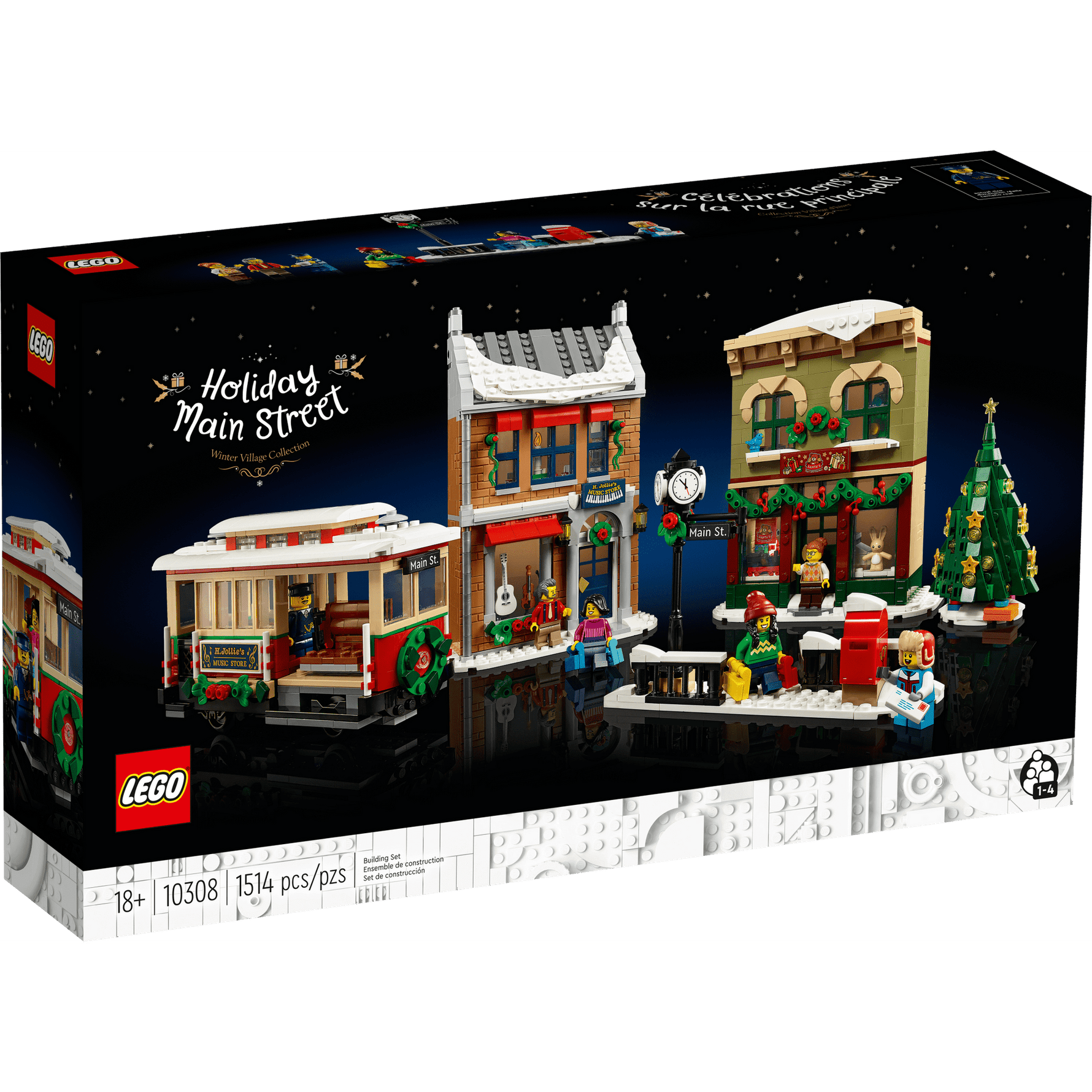 ليجو 10308 شارع عيد الميلاد الرئيسي مكعبات التركيب LEGO