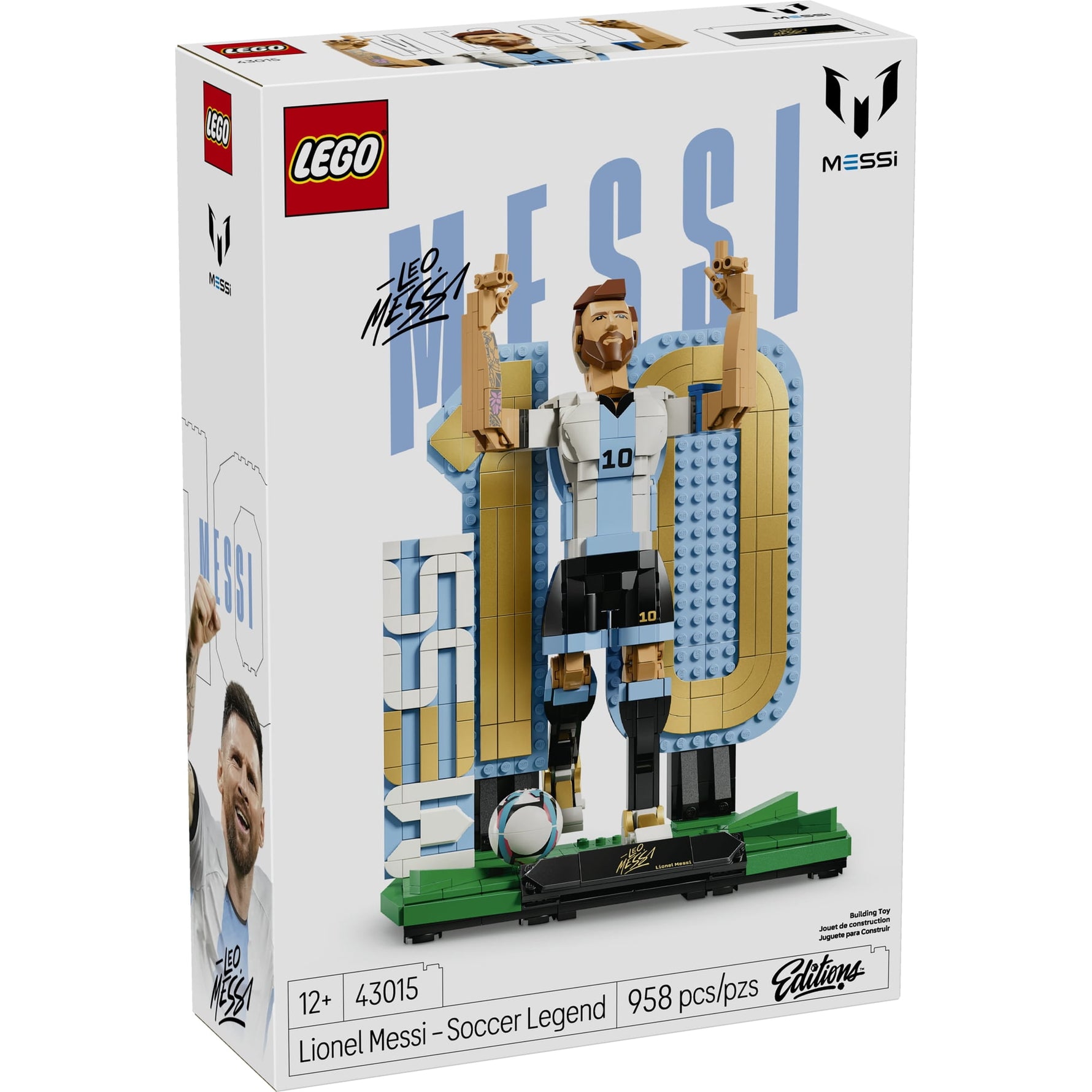 ليجو 43015 إيديشن احتفالية ليونيل ميسي مكعبات التركيب LEGO