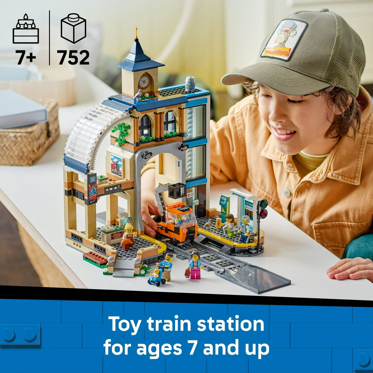 ليجو 60469 سيتي محطة القطار المركزية مكعبات التركيب LEGO