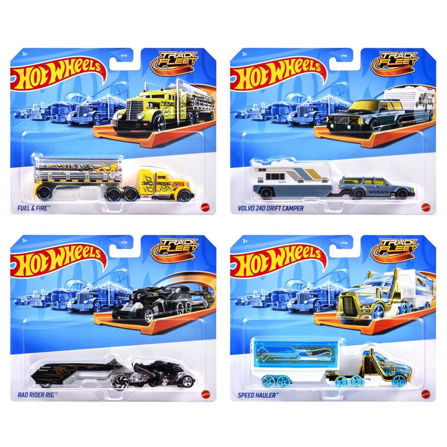 هوت ويلز شاحنة مع مقطورة متنوع المركبات المتنوعه HotWheels