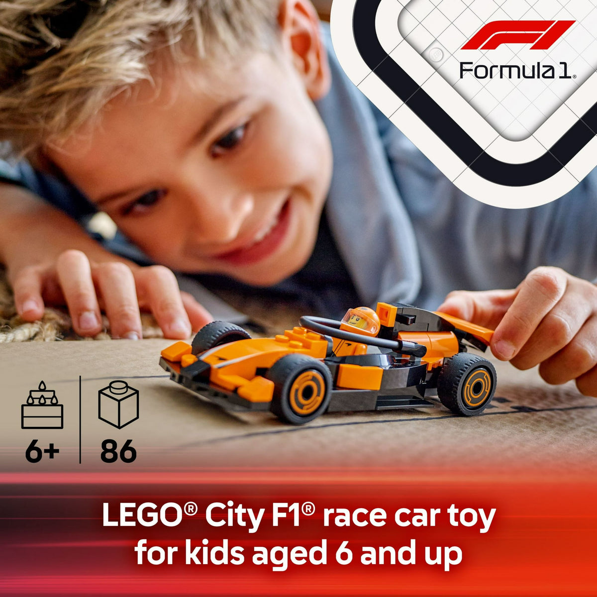 ليجو 60442 سيتي سيارة سباق ماكلارين مكعبات التركيب LEGO