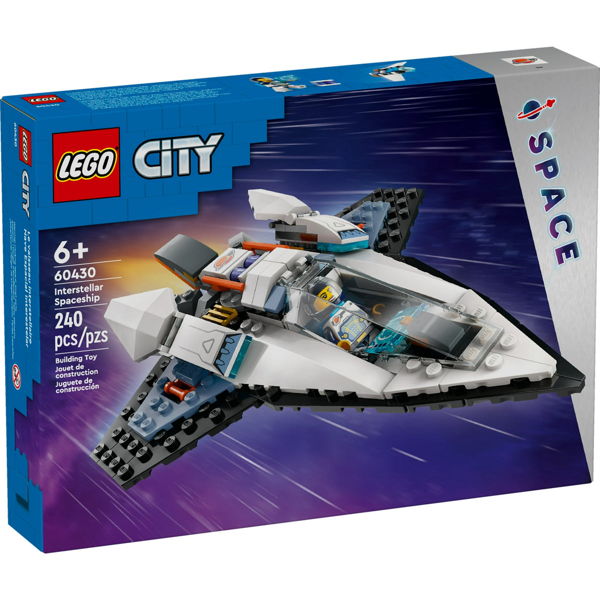 ليجو 60430 سيتي سفينة الفضاء بين النجوم مكعبات التركيب LEGO