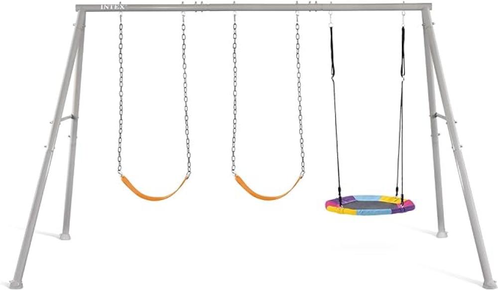 انتكس أرجوحة بمقعدين وآخر بنمط صحن المراجيح Intex