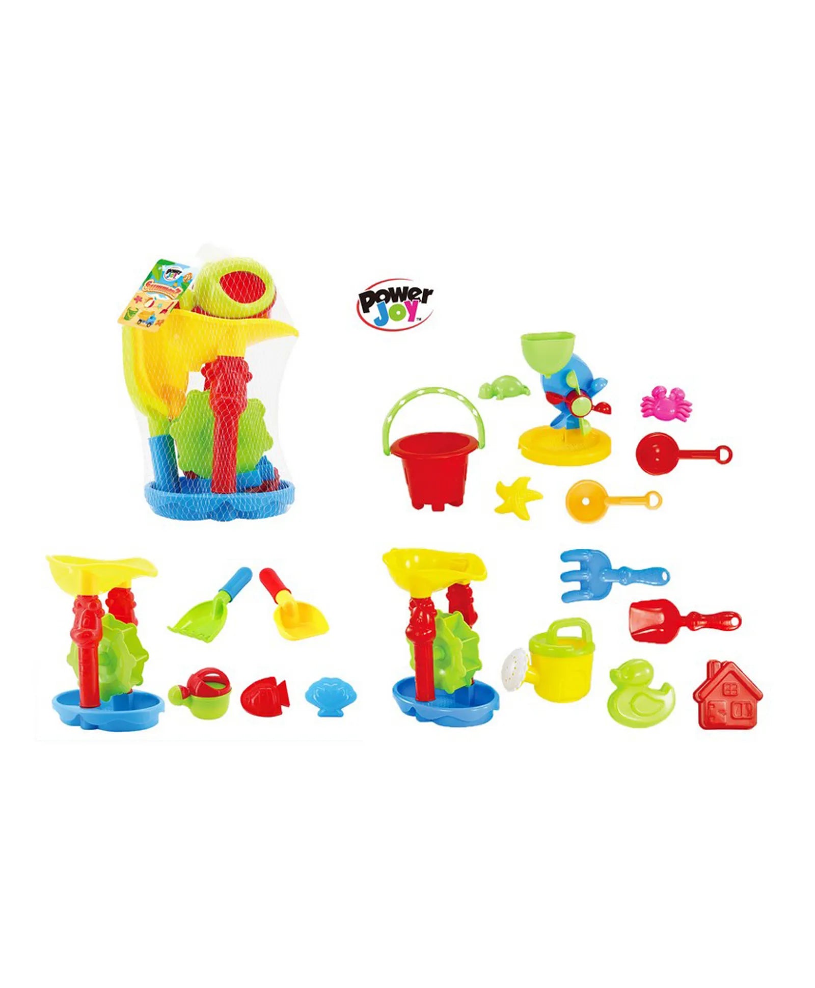 موندو ألعاب رمل سامرز من 6 قطع ألعاب الرمل والبحر Mondo