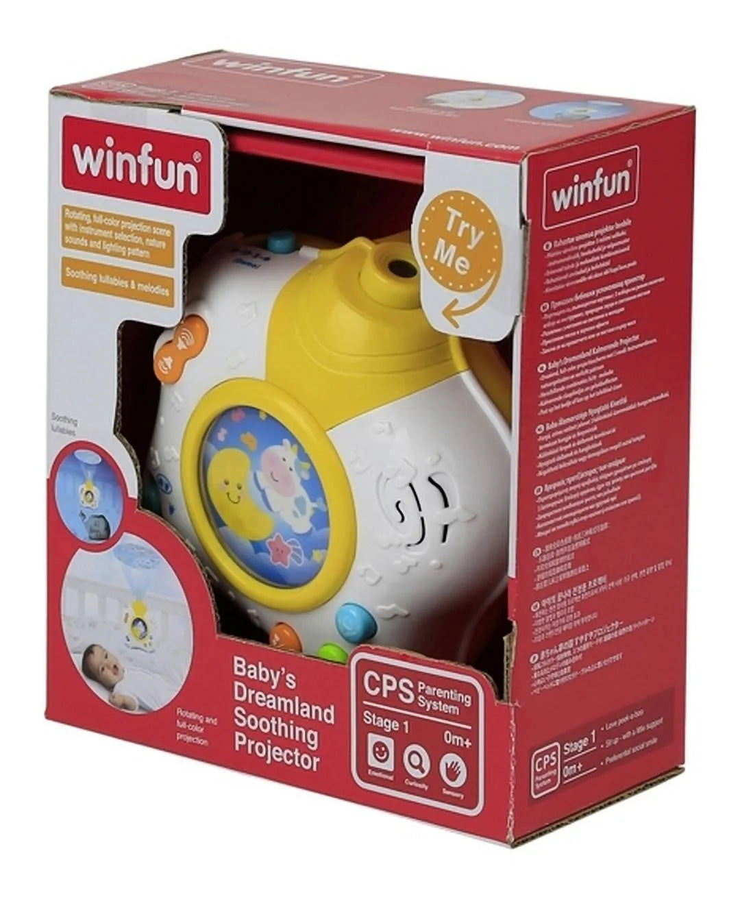 وين فن جهاز عرض دريم لاند المهدئ مواليد تفاعلي WinFun