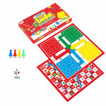 انكيت تويز ألعاب لوحية لعبة لودو 2 في 1 مع لعبة السلم والثعبان العاب لوحية Ankit toys